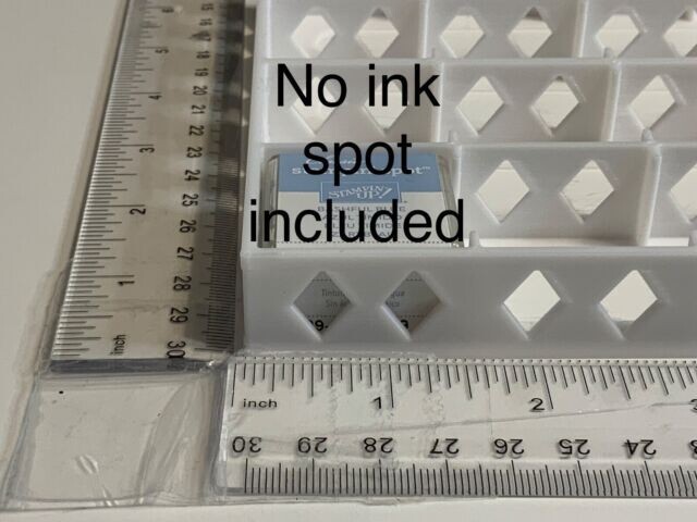 STORAGE TRAY for Stampin Up Ink SPOT 1x1 inch pads Holds up to 20 spots EMPTY