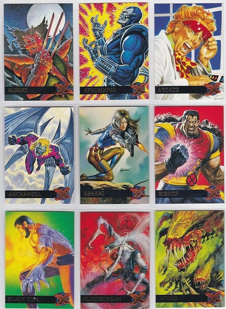 1995 Fleer Ultra X-Men Trading Cards Single Base and CHASE Cards - U-PICK