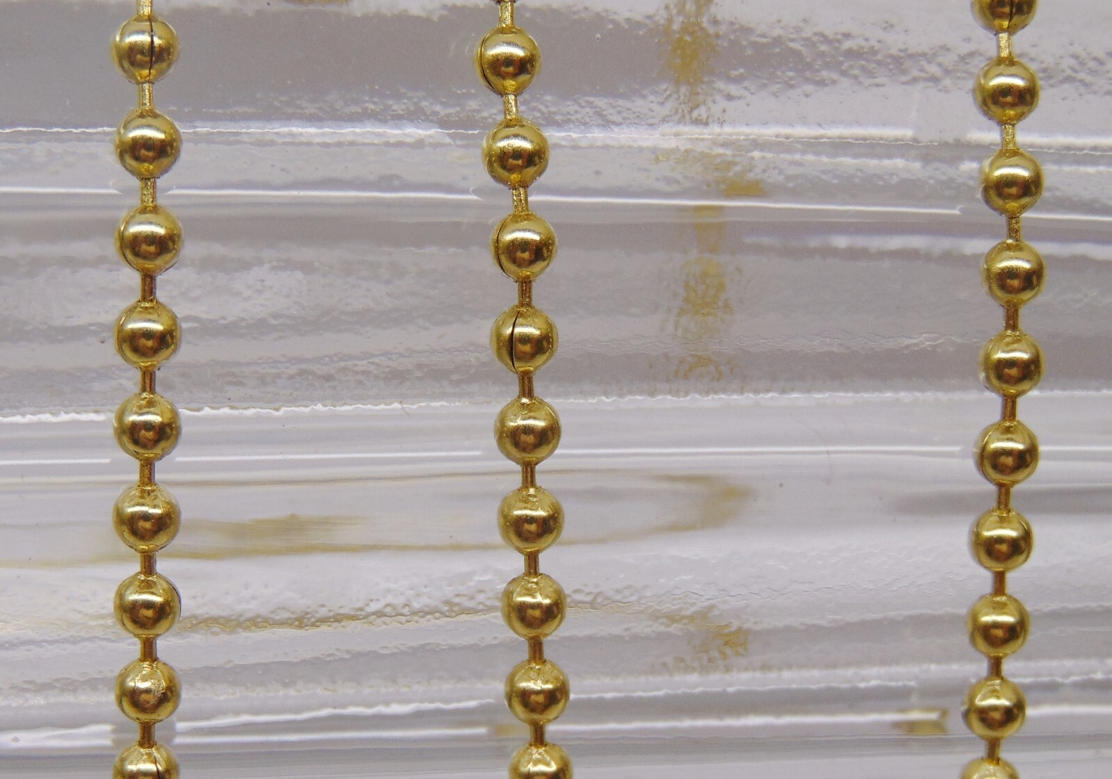 Solid Brass BALL CHAIN 2.4mm Bead #3 ~ Bulk No Lead/Nickel ~Corrosion resistant
