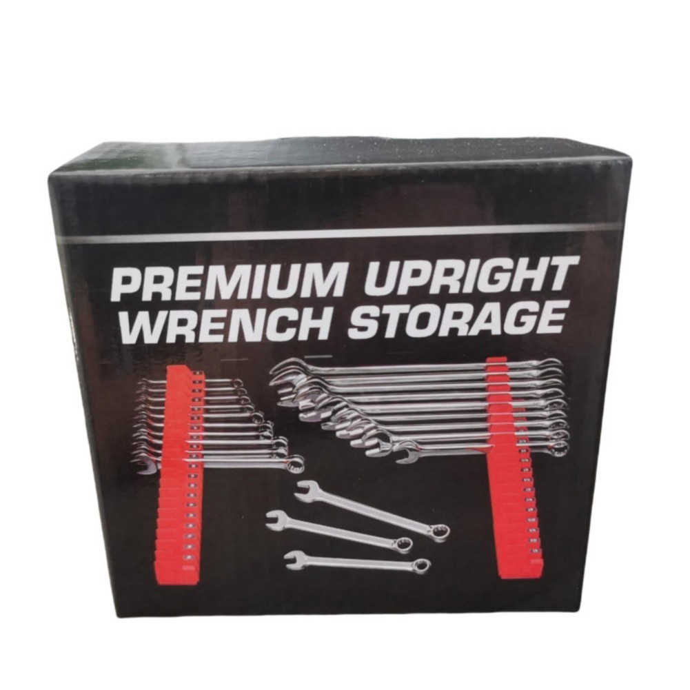 40-80PCS Magnetic Modular Wrench Organizer Compact Tool Storage Slots Hold Tools