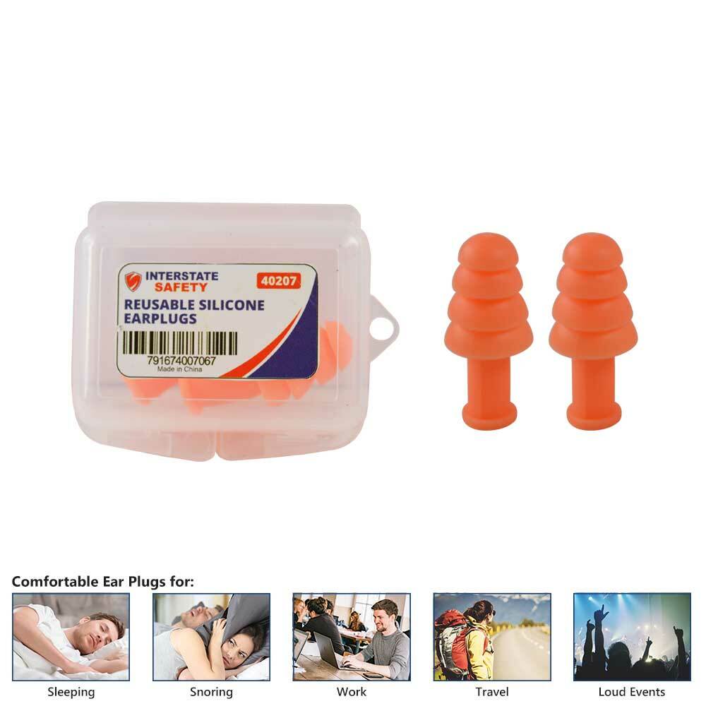 Ear Plugs for Sleeping, Swimming, Work, Travel and Loud Events, 1 Pair