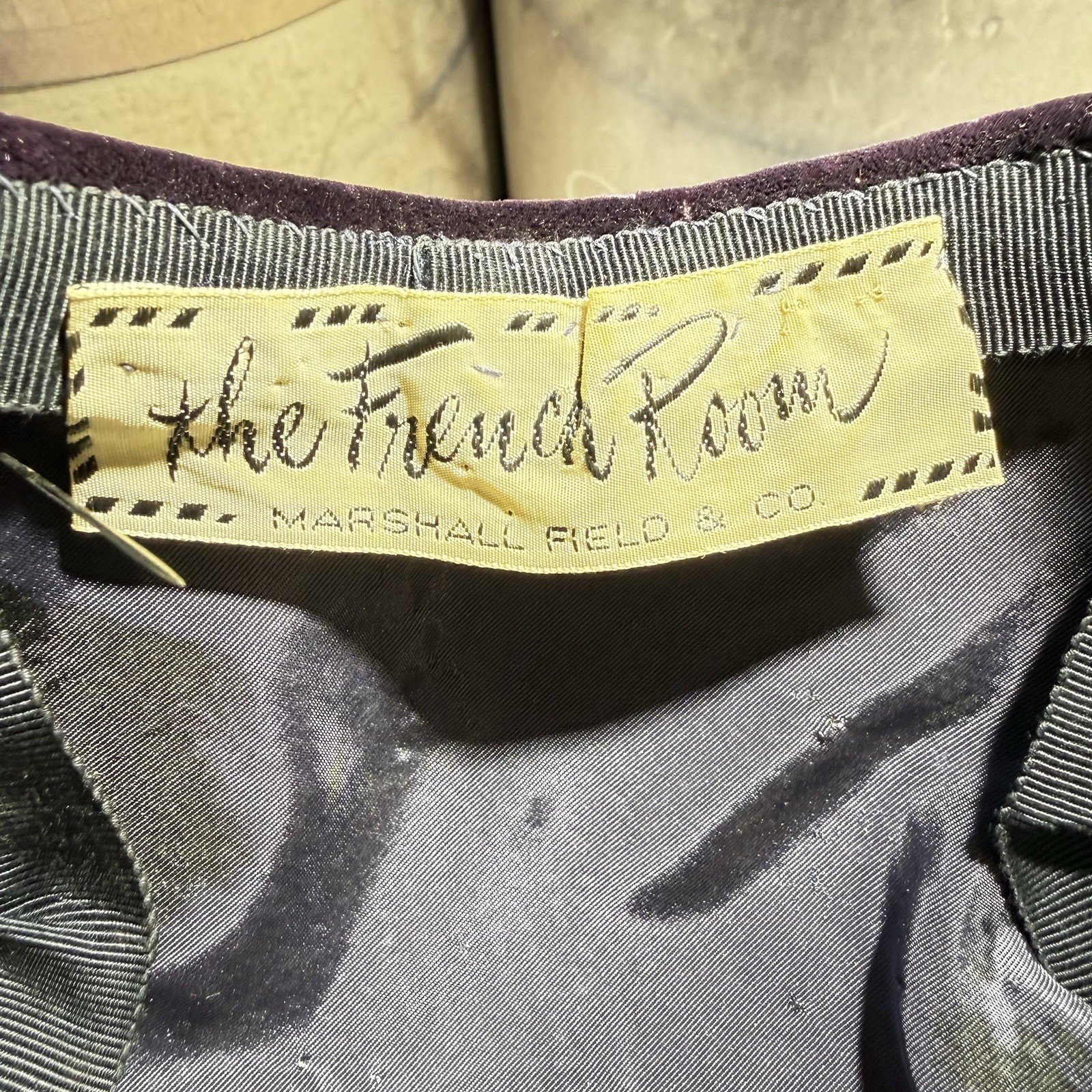 BES-BEN 1940s LOT Hat Original Box White Beaded Bows Job Lot for repair Vintage