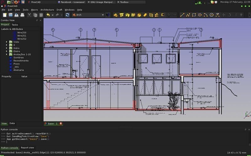 FreeCAD PRO 2D 3D Parametric Graphic Modeling Design Software-CNC-DWG-Windows-CD