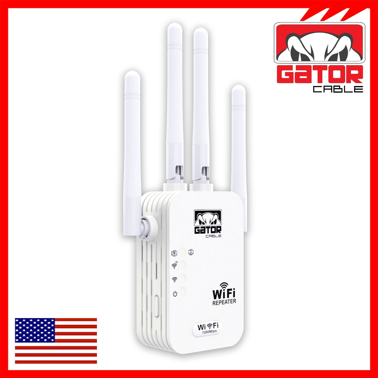WiFi Range Extender Repeater Wireless Amplifier Router Signal Booster 1200Mbps