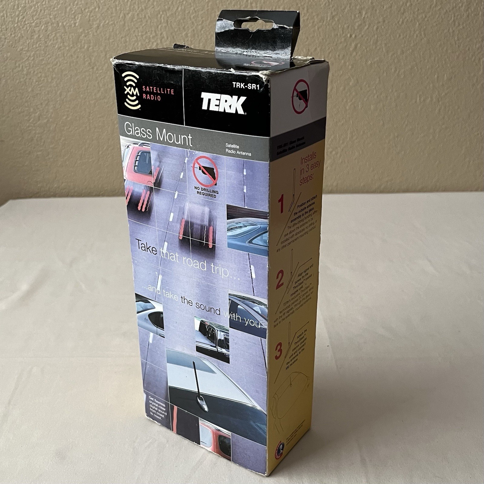 Terk XM Car Glass (ThruGlass) Mount Satellite Radio Antenna TRK-SR1 | Open Box