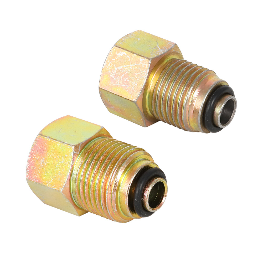 For GM Power Steering Adapter Fitting Inverted Flare Steering Box O-Ring Hoses