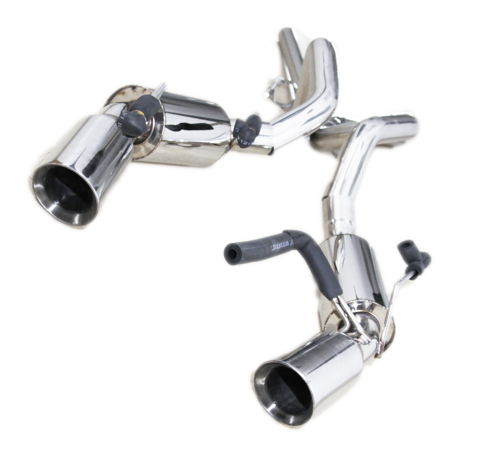 Fit Ford Mustang05-10 GT/07-10Shelby GT500 V8 Dual 4"Tip Muffler Catback Exhaust
