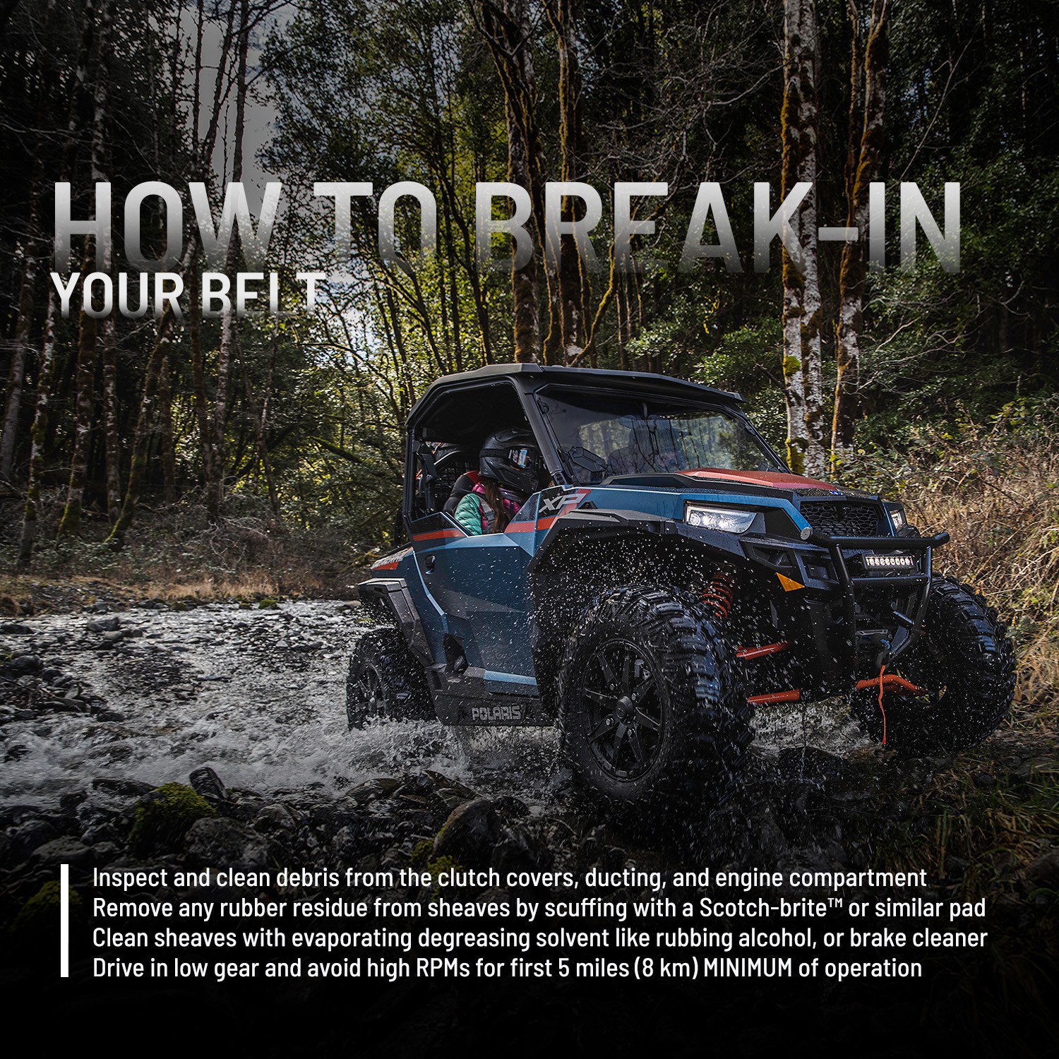 Polaris ORV Drive Belt, for Sportsman ATV Models, Genuine OEM - 3211095