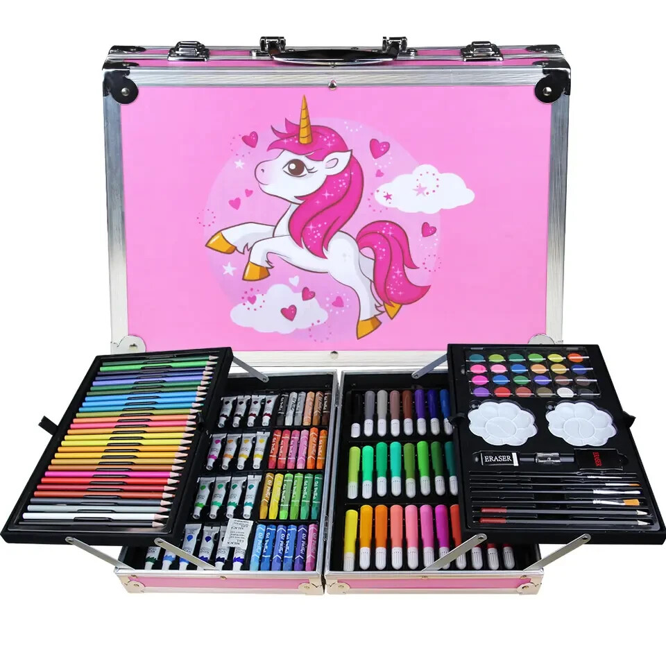 150pc Art Drawing Set Kit For Kids Childrens Teens Adults Supplies Paint Pencil