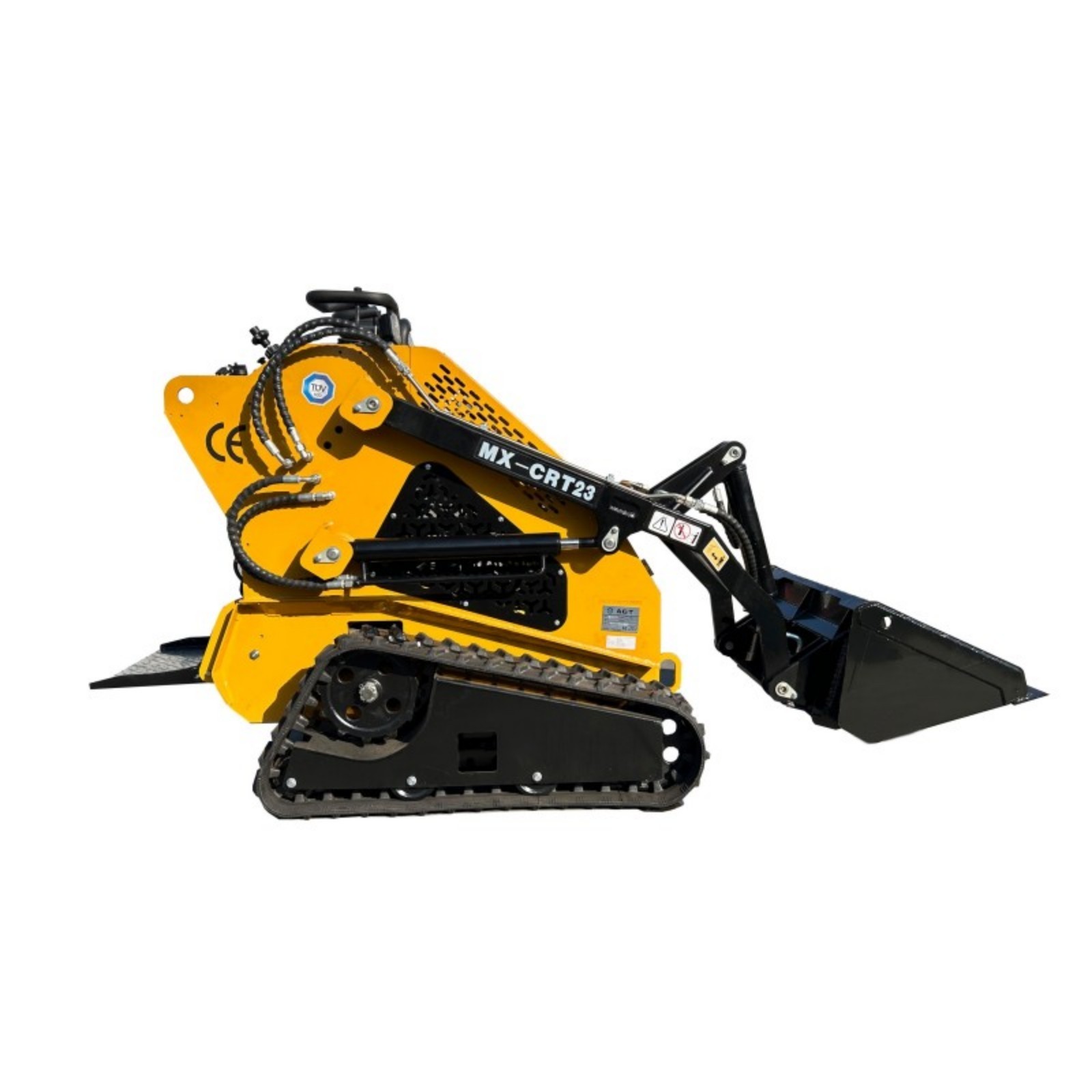 AGT 1 Ton Mini Skid Steer Loader 24HP Gasoline R740D Engine Tracked EPA MX-CRT23