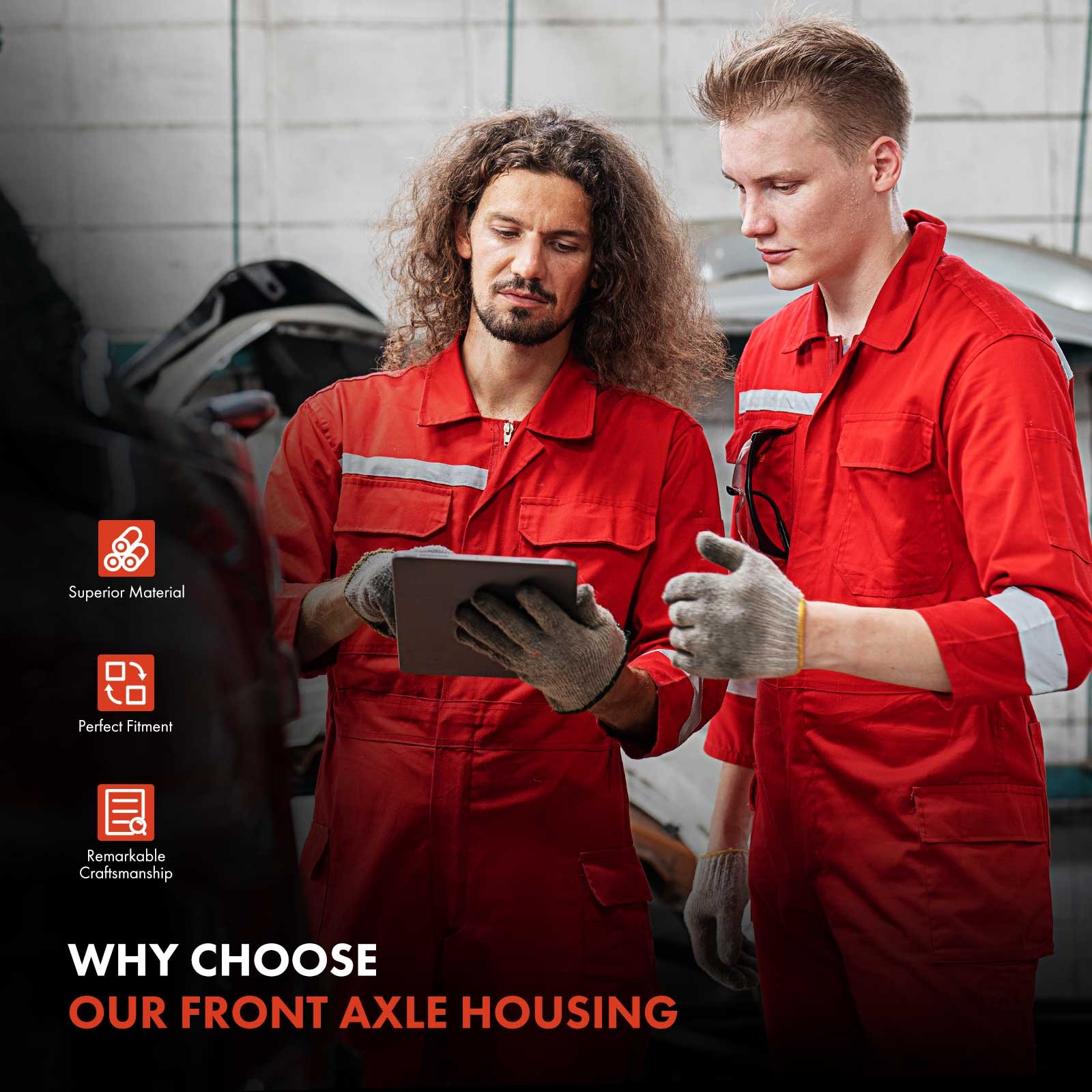 Front Axle Housing for Jeep Gladiator JT 2020-2021 4WD 3.0L 3.6L DOHC 68477136AA