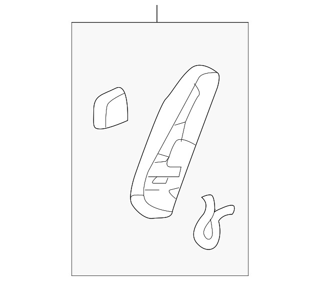 Genuine Honda Odyssey 2021-2026 Lever Handle R. Middle Seat (Black) 81391-THR-A0