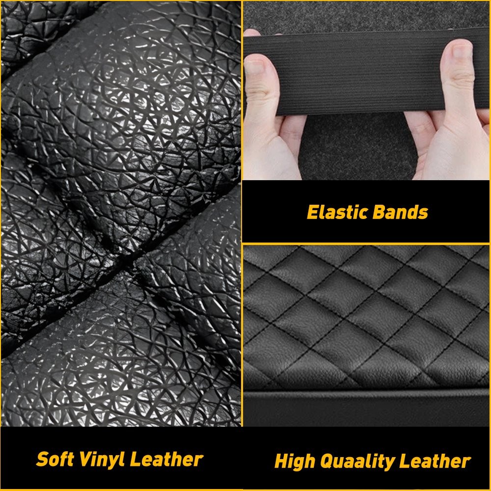 Fits Cadillac Escalade 2021-2026 Center Console Lid Armrest Cover Black Leather