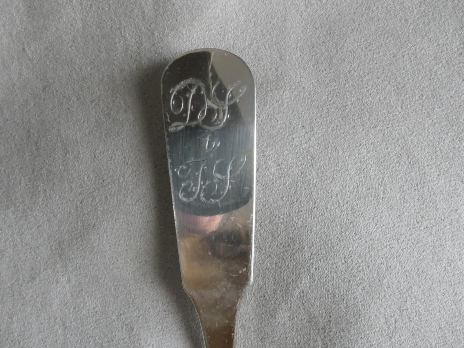 American Coin Silver Spoon JJ LOW & CO Boston MA 9.25” : 38.6g