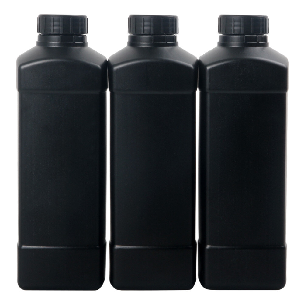 3x 1000ml Darkroom Developer Chemical Storage Bottles For 135 4x5 B/W Film Photo