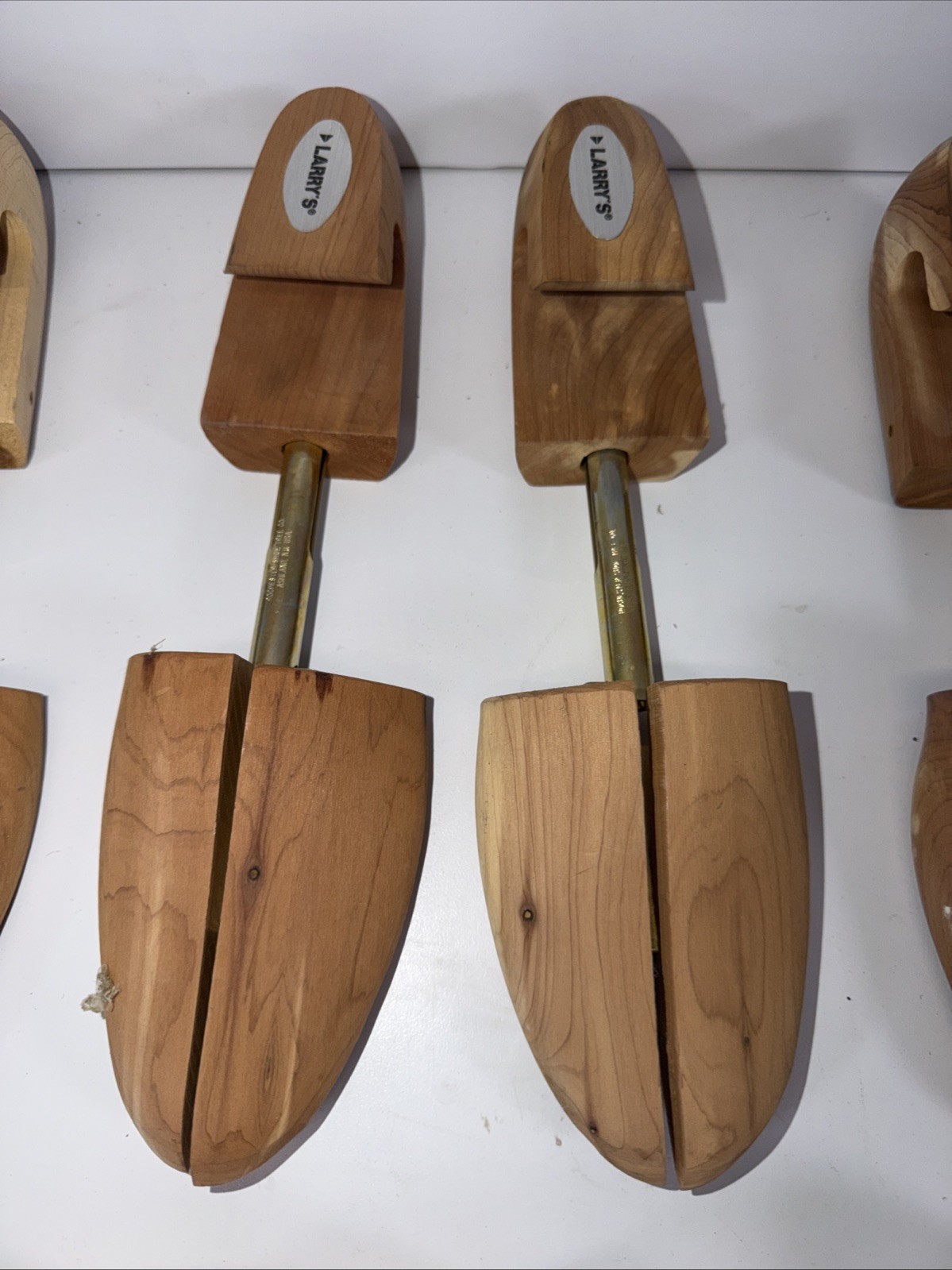 Lot 12 Pairs Cedar Shoe Trees Wood Adjustable Mens Women’s Larry’s + Others