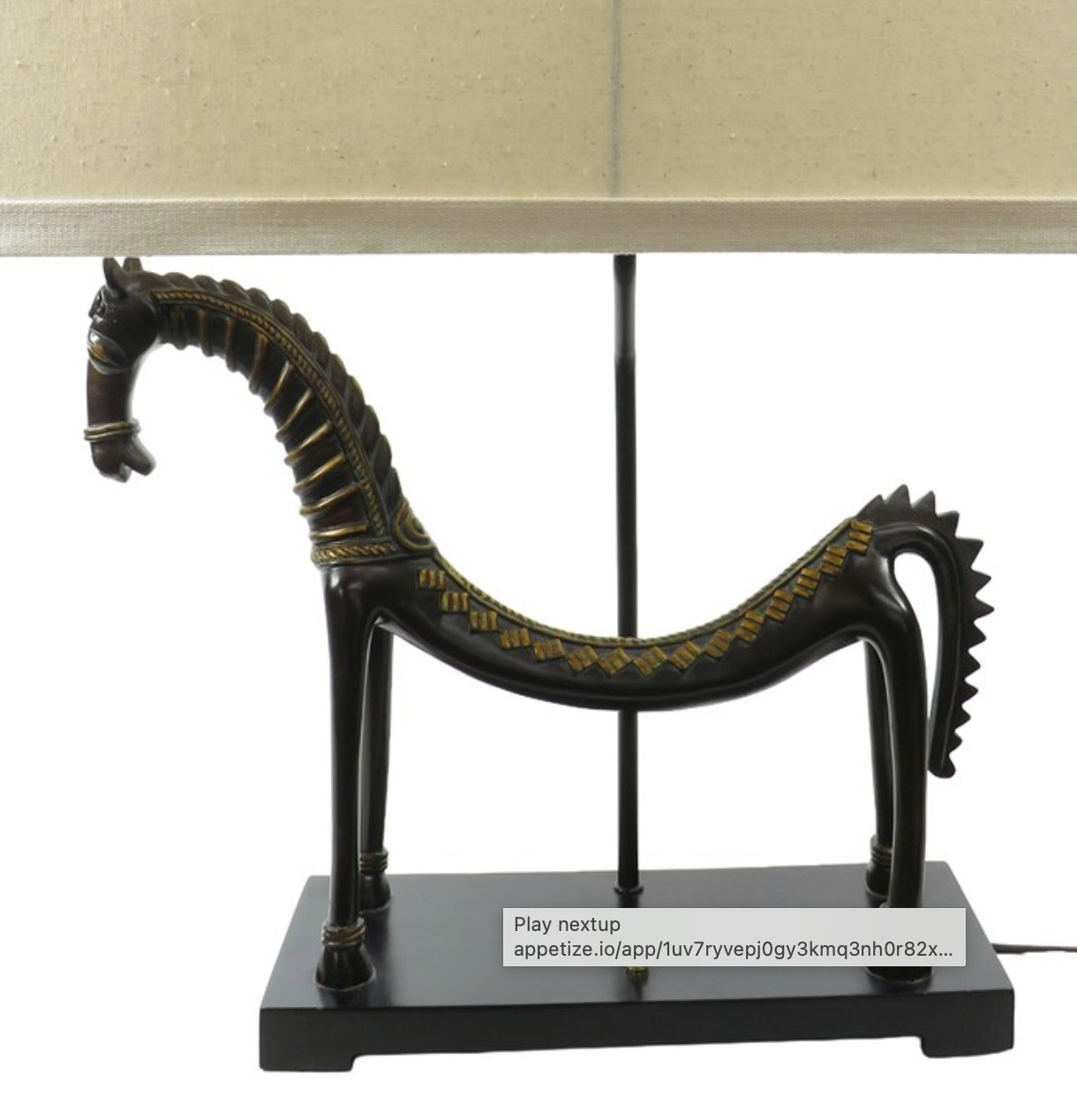 Uttermost Tamil Horse Table Lamp SKU 27907-1 Billy Moon