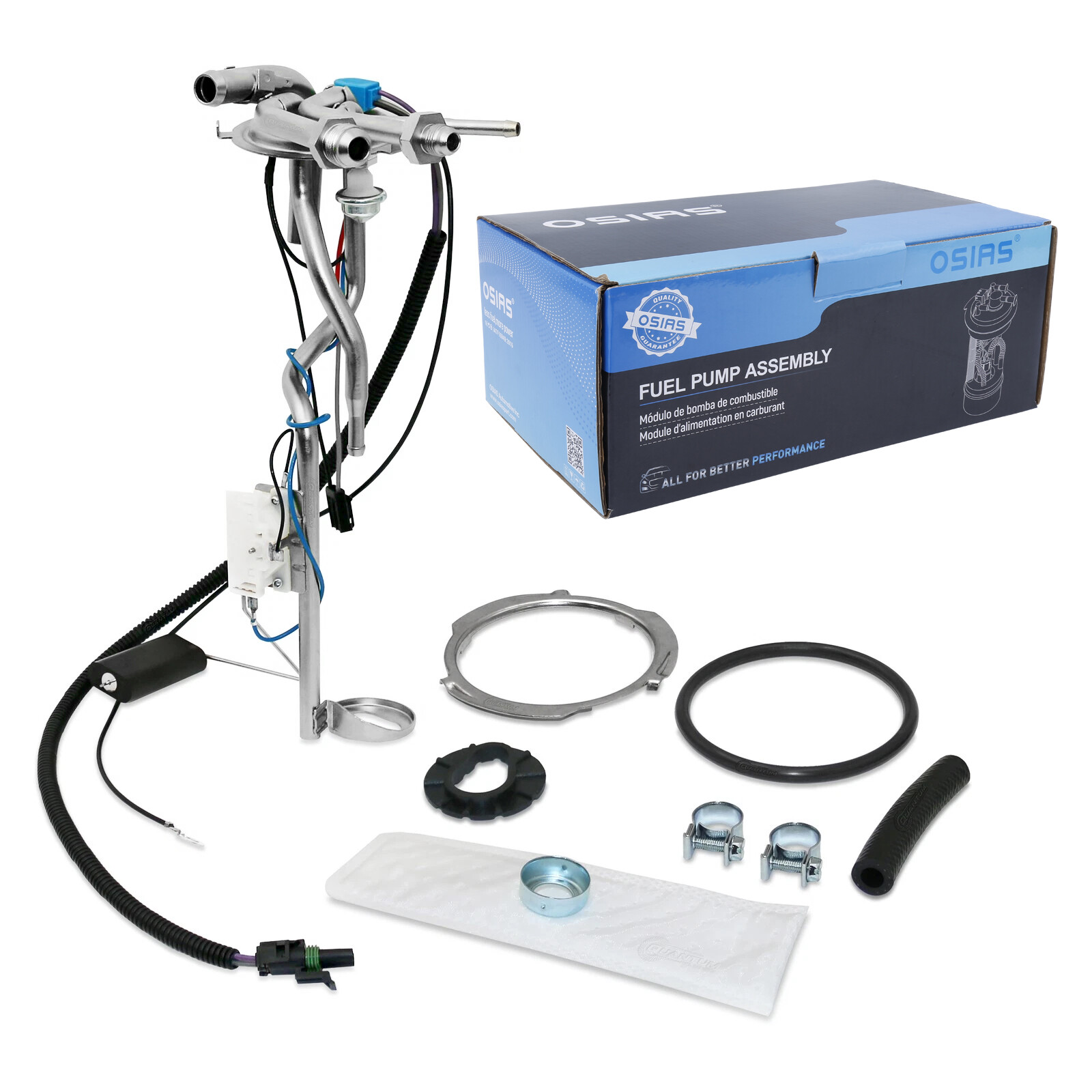 OSIAS Square Body Blazer Fuel Pump Hanger Send +Filter LS Swap AN Fittings 73-91