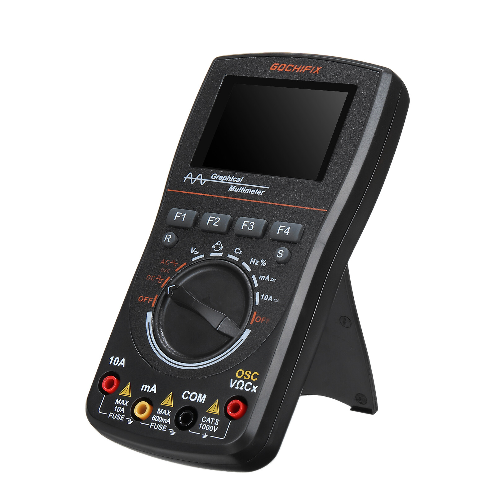 2-in-1 100MHz Handheld Oscilloscope Multimeter with 2.4inch Display with Memory