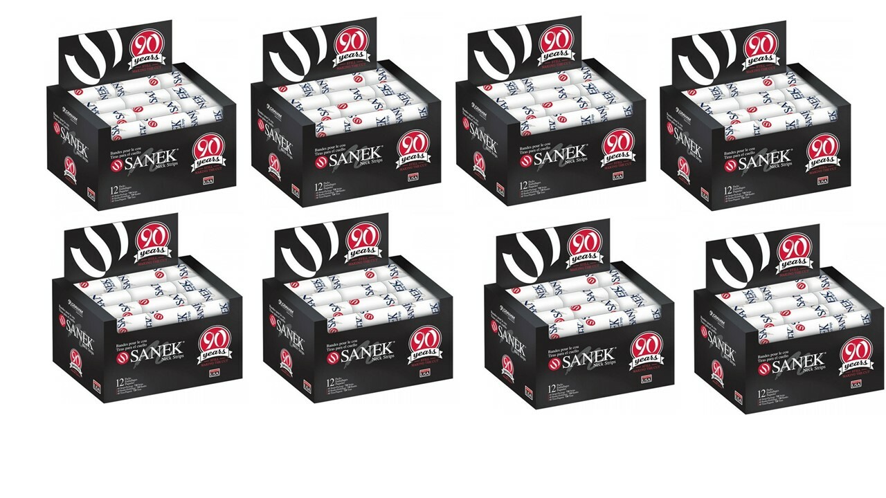 Sanek Neck Strips 2 MASTER CASES (5760 Strips) | 8 BX / 2 CS