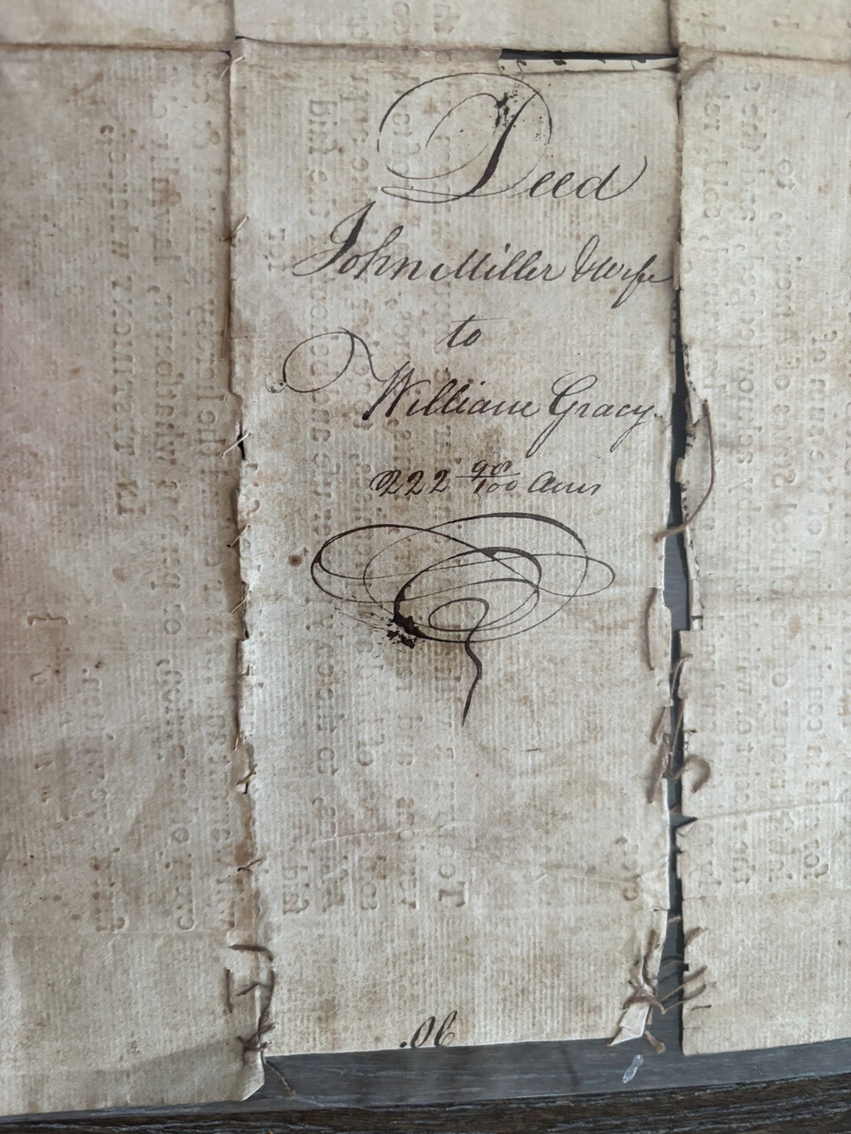 OHIO Document Indenture 1807 Jefferson County Steubenville Land Deed