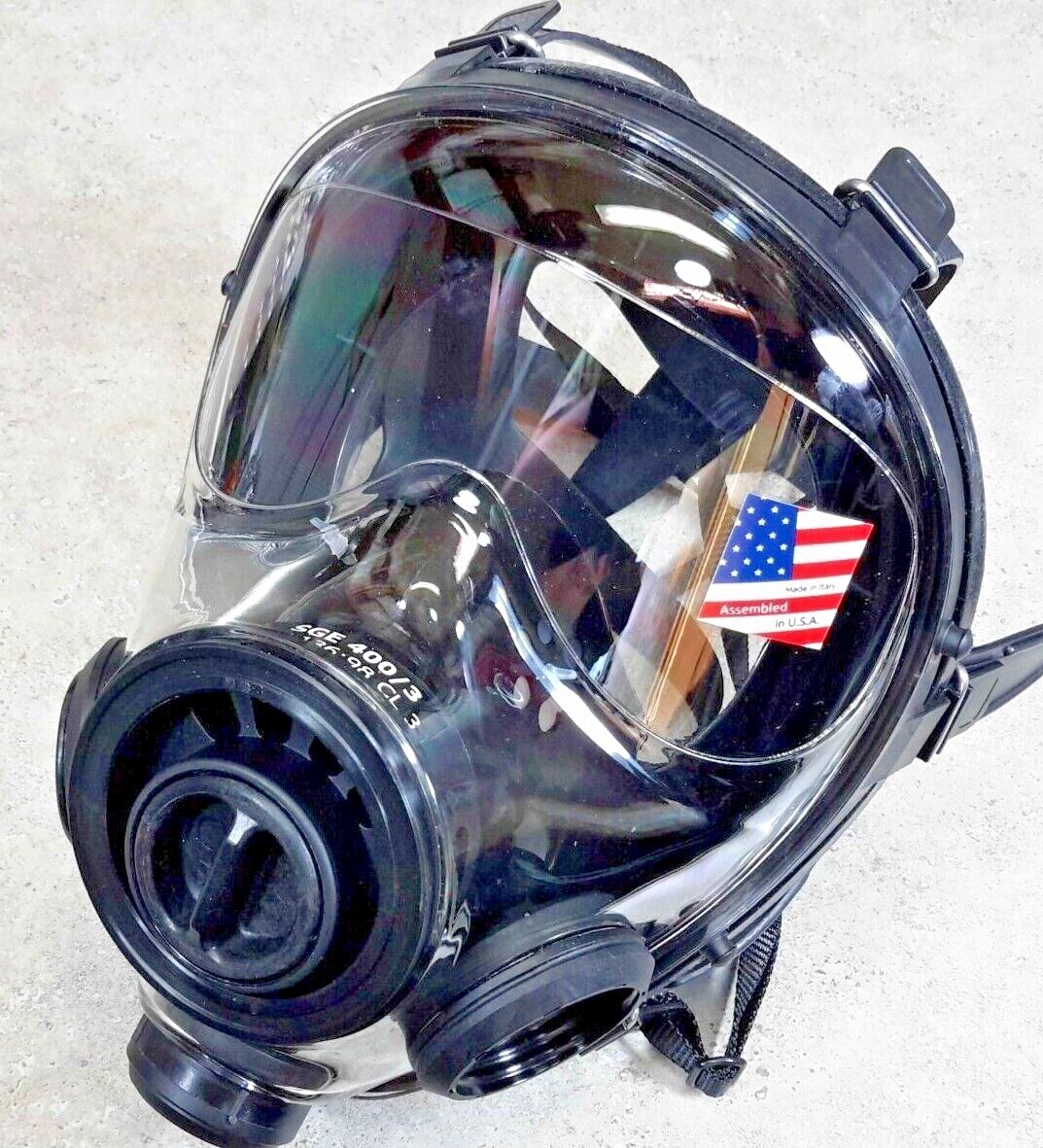 SGE 400/3 Gas Mask / 40mm Respirator - CBRN & NBC Protection -NEW - Made In 2025