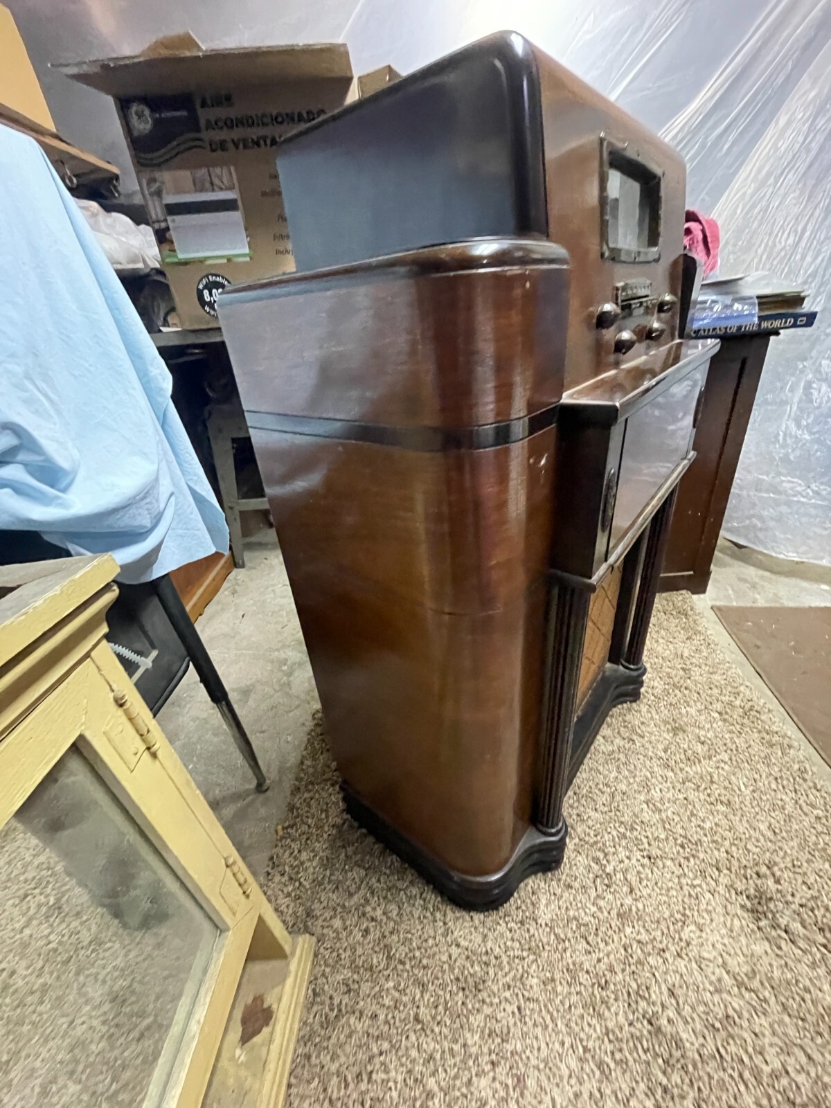 Firestone Air Chief PowerScope Radio Record Player Turn Table Superheterodyne