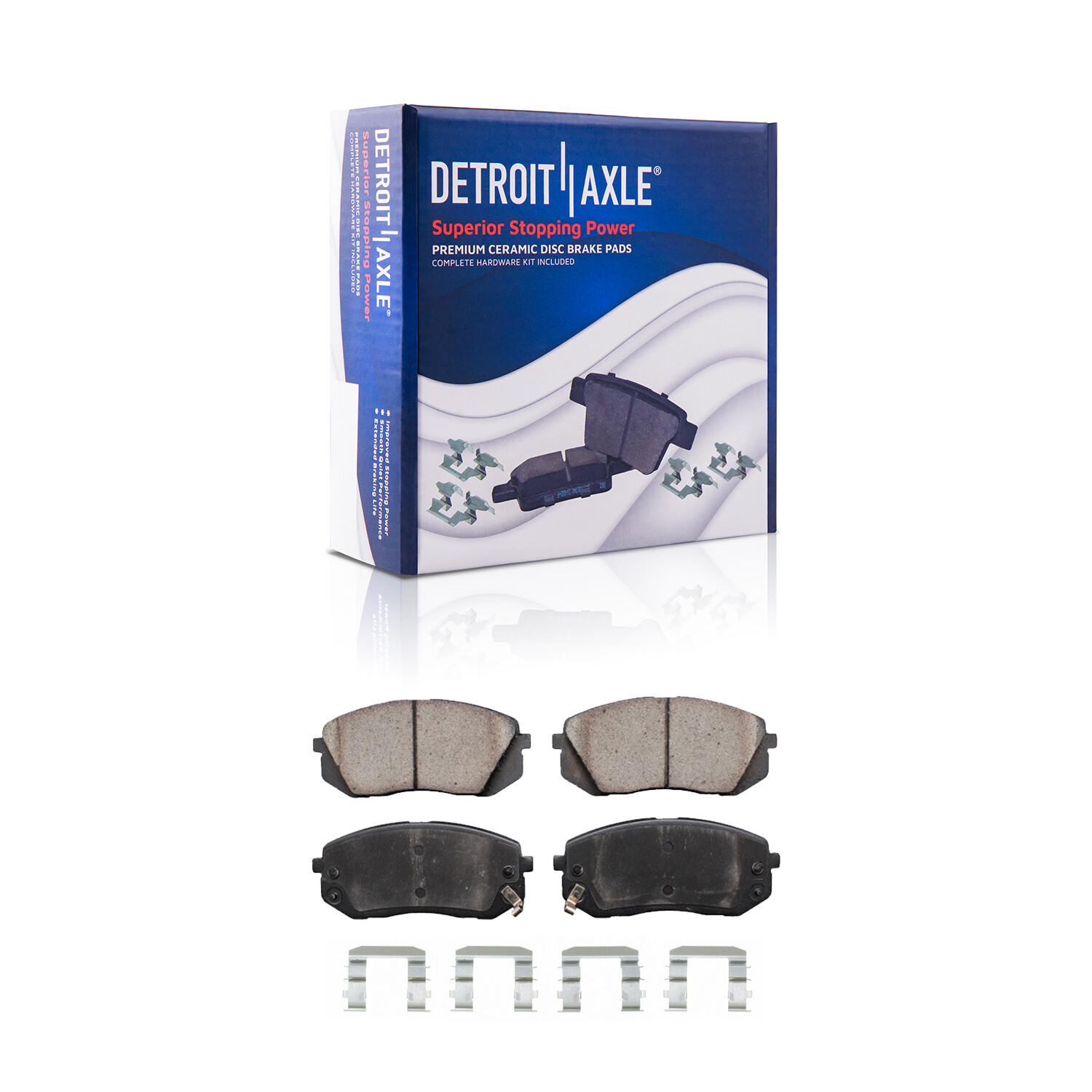 AWD 284mm Front & Rear Brake Rotors + Brake Pads Kit for Hyundai Tucson Sportage