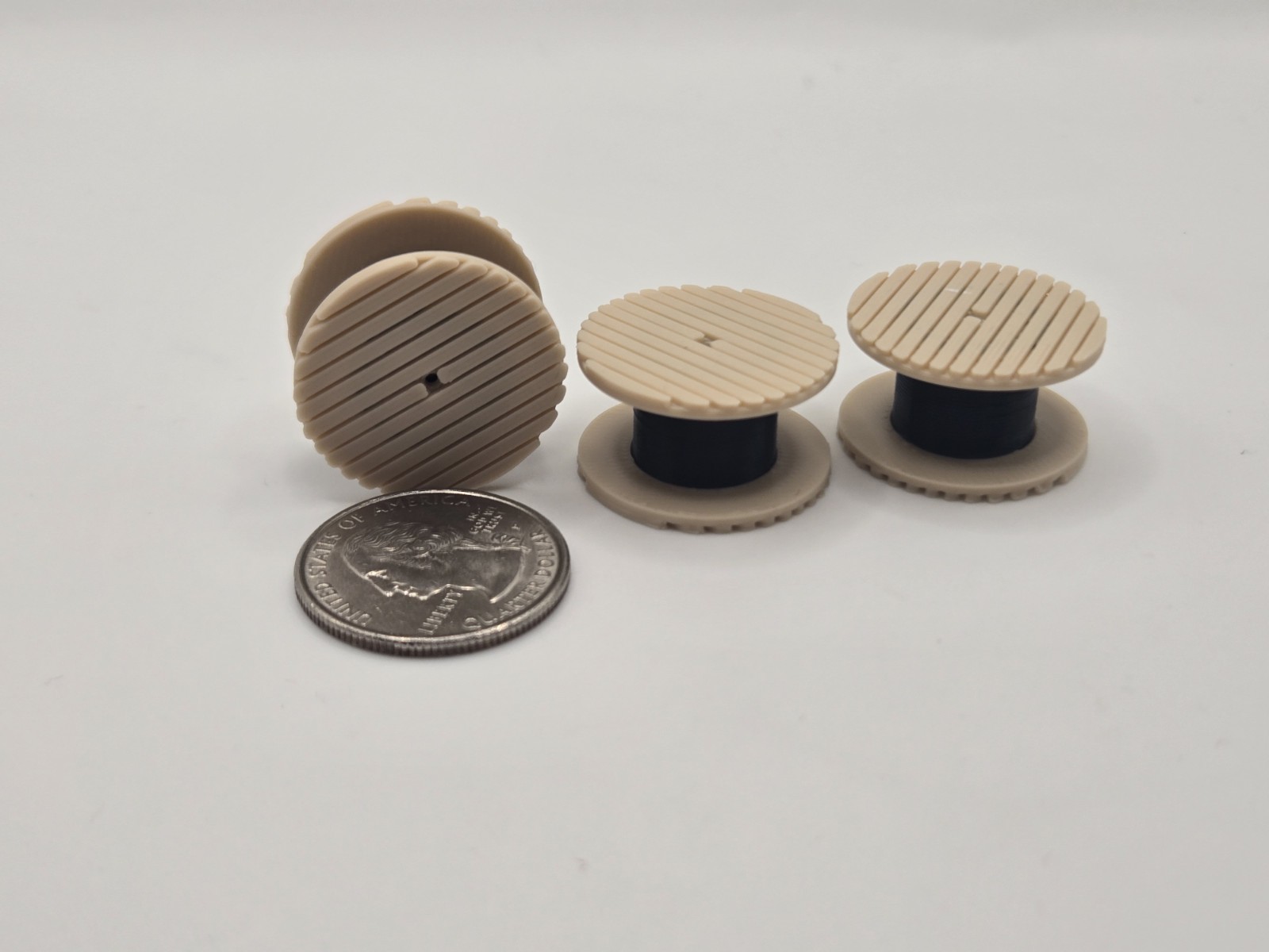 1/64 Scale Fiberoptic Cable Reel Accessory *3 Pack*