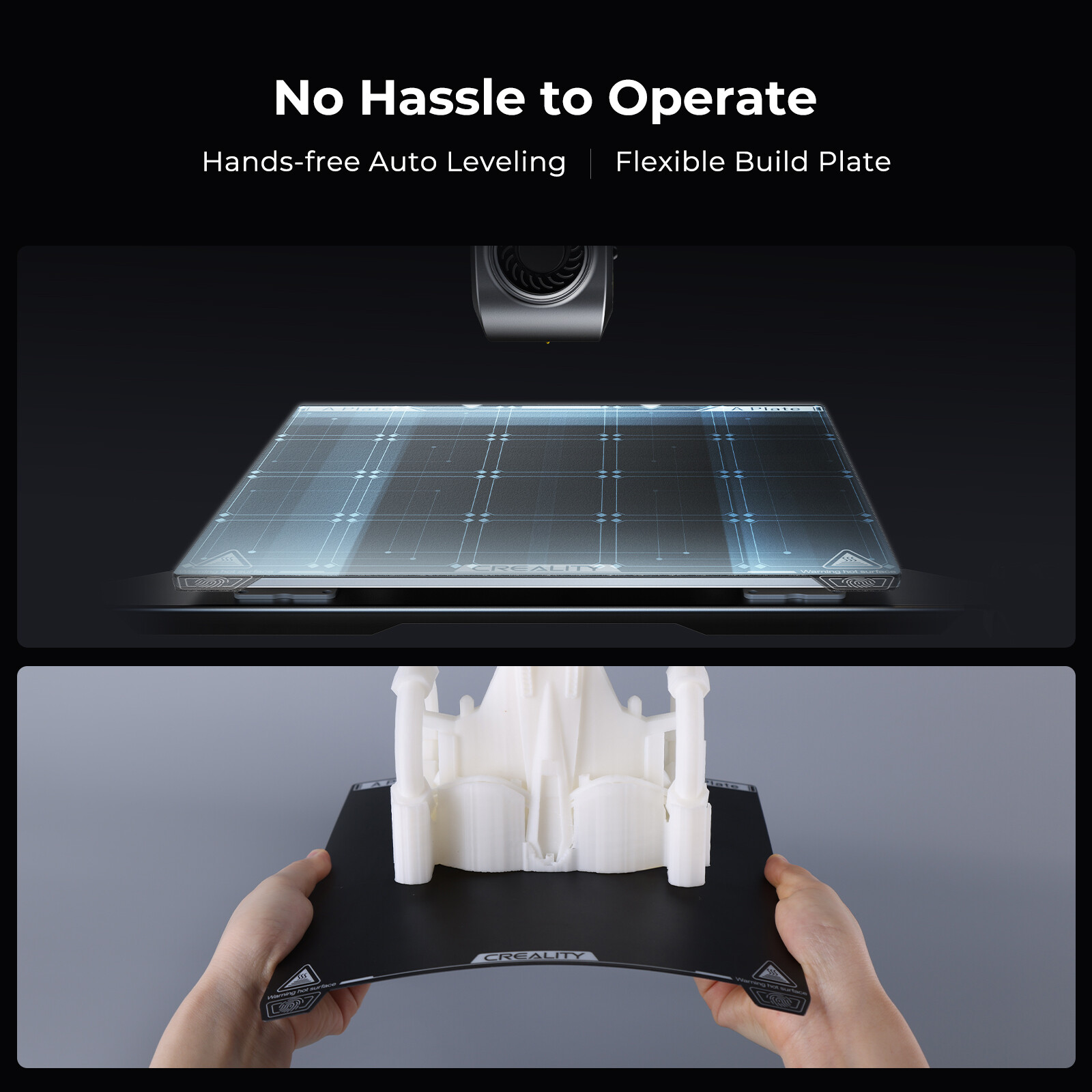 Refurbished Creality K1 3D Printer 600 mm/s High Speed Auto Leveling Dual Fans