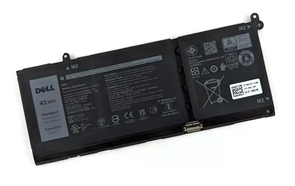 Genuine G91J0 Battery Dell Latitude 3320 3420 3520 Inspiron 5410 5415 5418