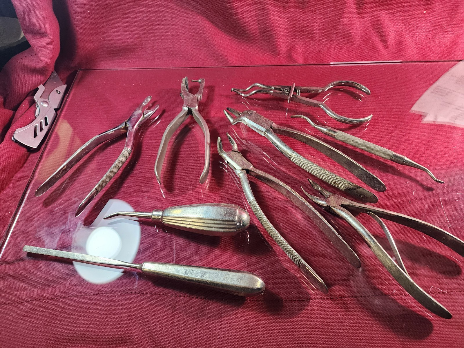 Antique Dentistry Tool And Wall Cabinet Early 1900s Medical