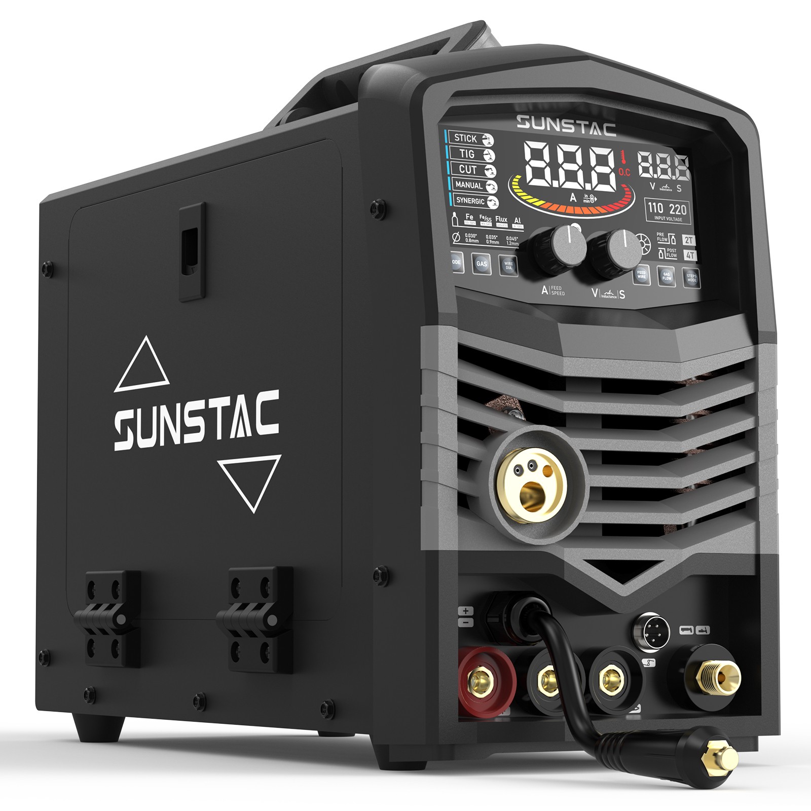 Sunstac 5-in-1 Plasma/TIG/MIG/Stick Welder 50A/200A 110/220V Combo