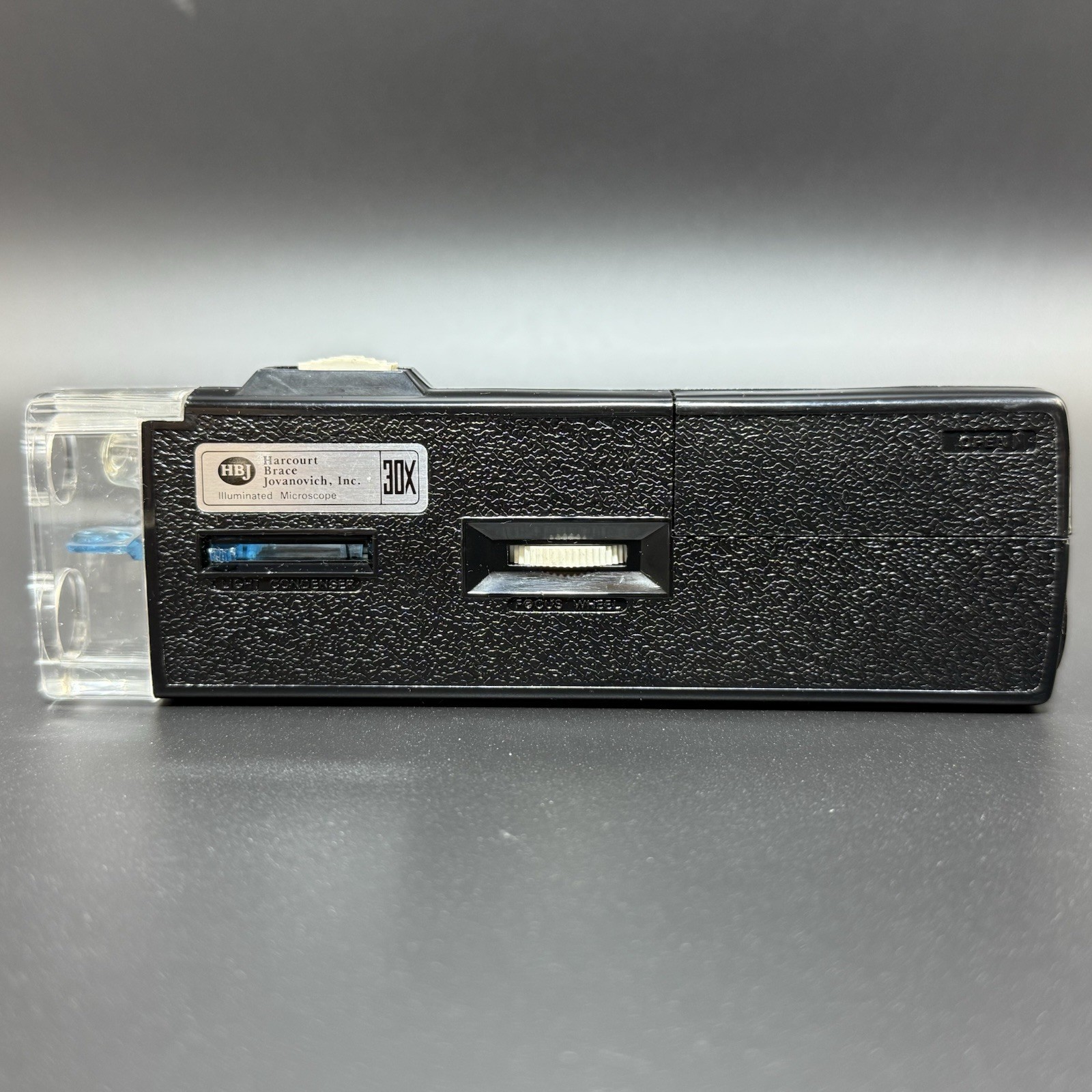 HBI Illuminated Microscope 30X Harcourt Brace Jovanovich Vintage Pocket Scope