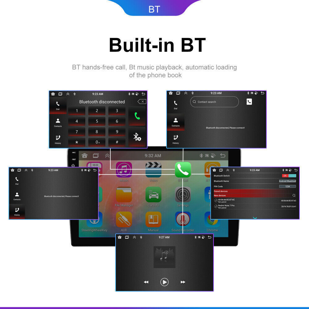 64GB For Toyota Venza 2008-2016 Apple Carplay Android 13 Car Stereo Radio GPS