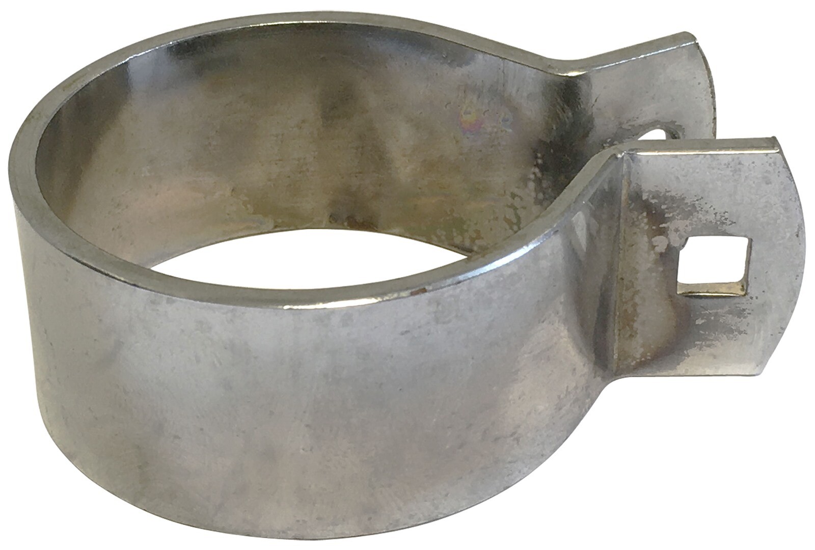 NEW! Chrome 2" ID Exhaust Pipe Muffler Clamp Motorcycles Harley-Davidson Honda