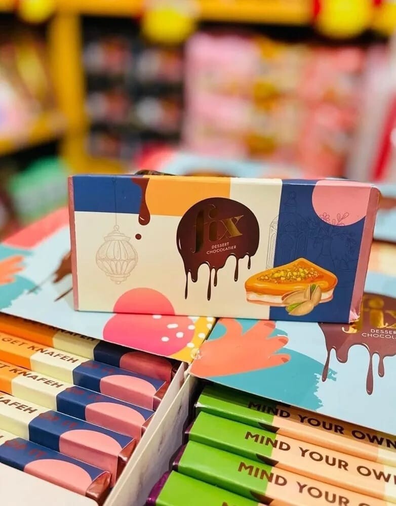 Fix Dubai Viral Kunafah Chocolate Pack Of 5, FIX Can't Get Knafeh of It Chocolat