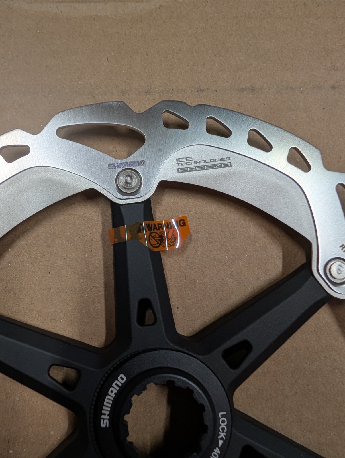 (2x) Pair Shimano RT- MT800 - L - 203mm & 180mmDisc Brake Rotor - Centerlock