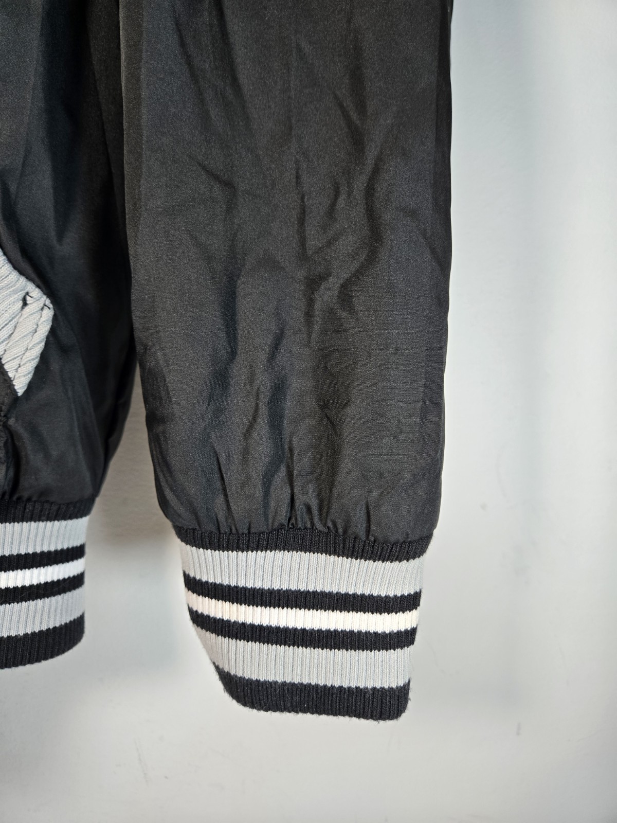 Oakland Raiders Mens Reversible Jacket NFL Football Embroidered Sz S Hoodie