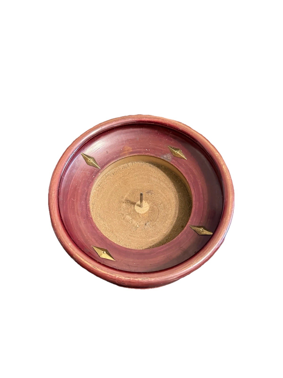 Antique Table Top Roulette Wheel Gambling Casino Game Wood German Original