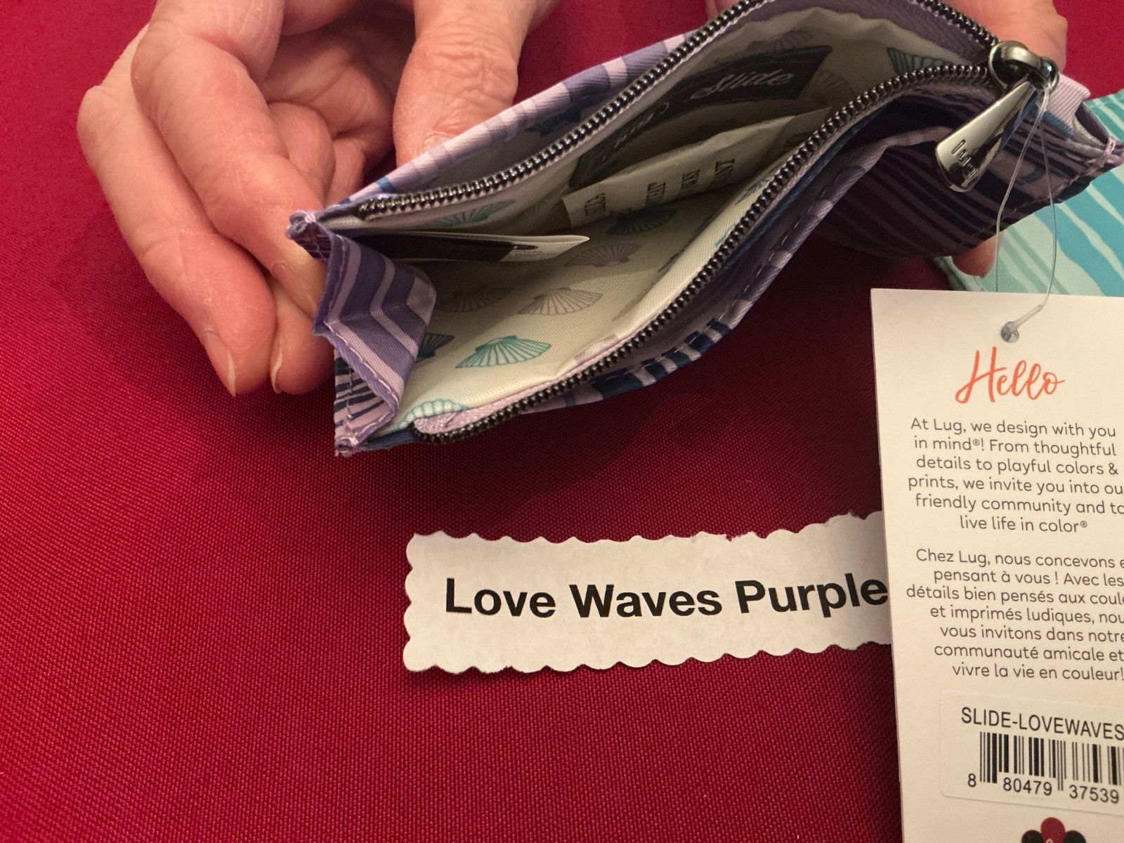 Lug Slide Wallet NWT 3 patterns to choose from