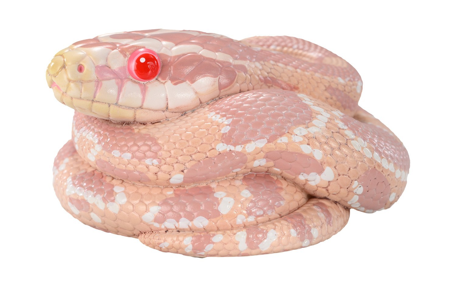 Animal Heavenly Body Corn Snake Coral Snow morph Statue Pantherophis guttatus