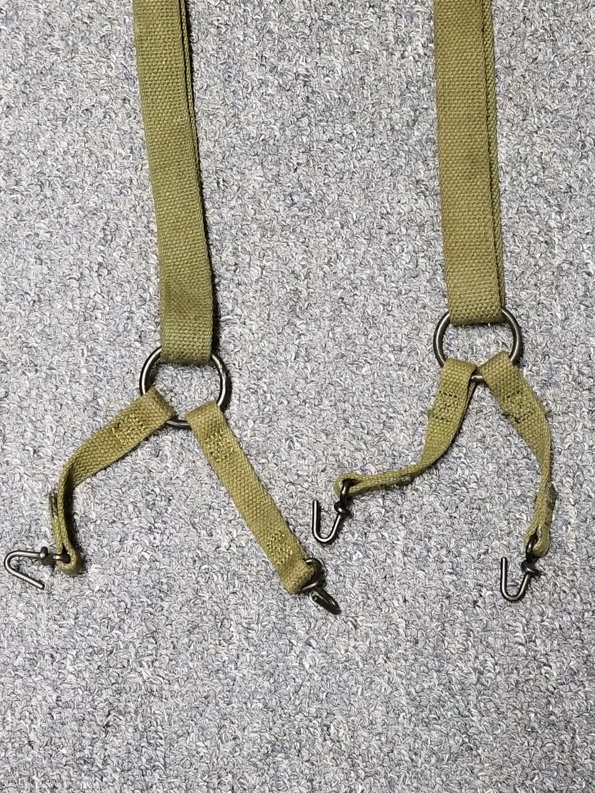 USMC O.D. SUSPENDERS. SET OF 2.
