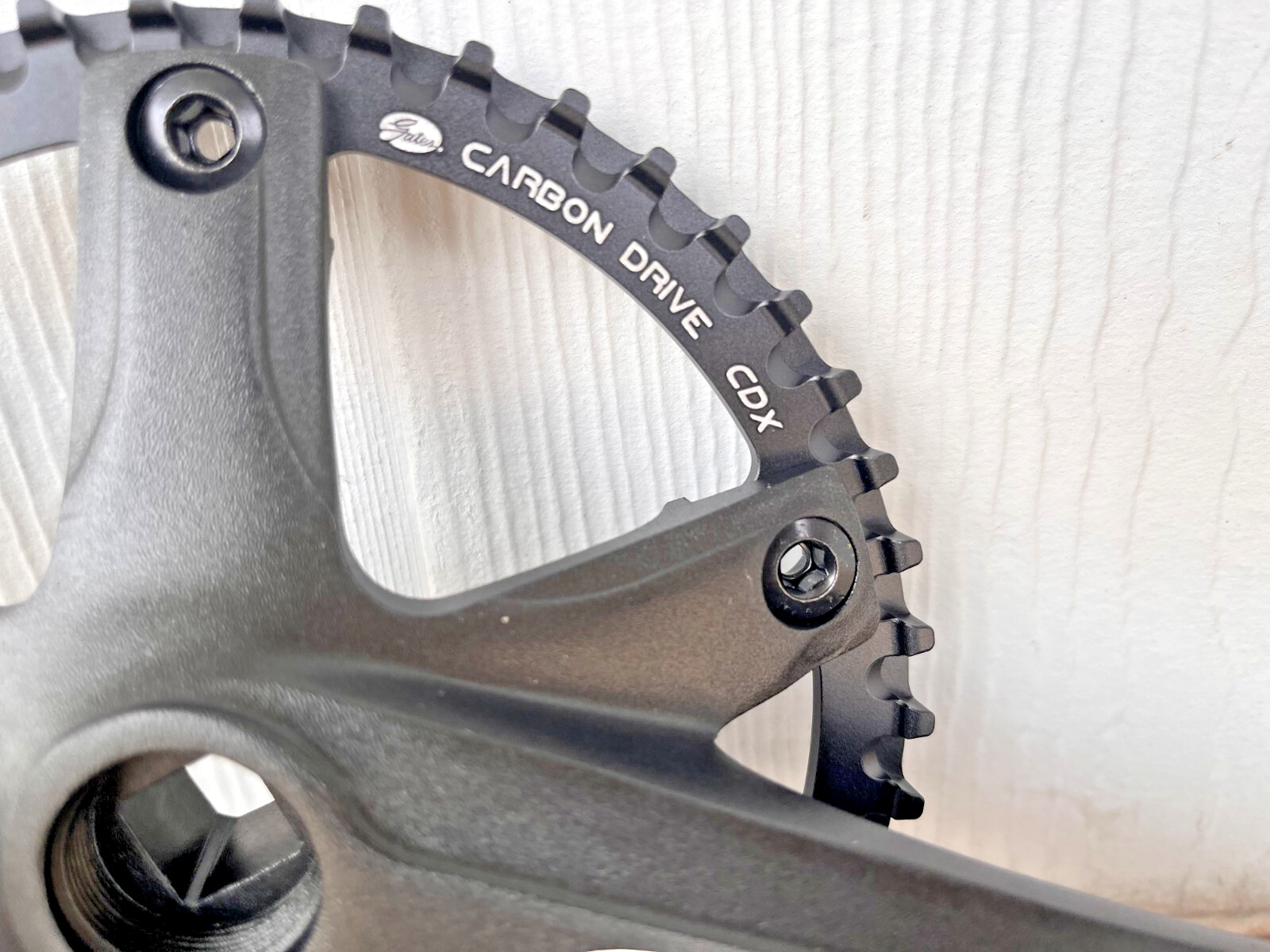 Gates Carbon Drive CDX CenterTrack Front Belt Drive crankset - 46t, 5-Bolt