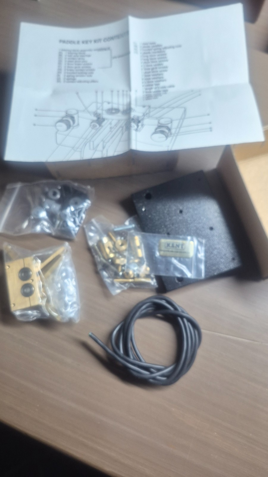 KENT Single Paddle Morse Key Kit, ICOM Australia, Brand New