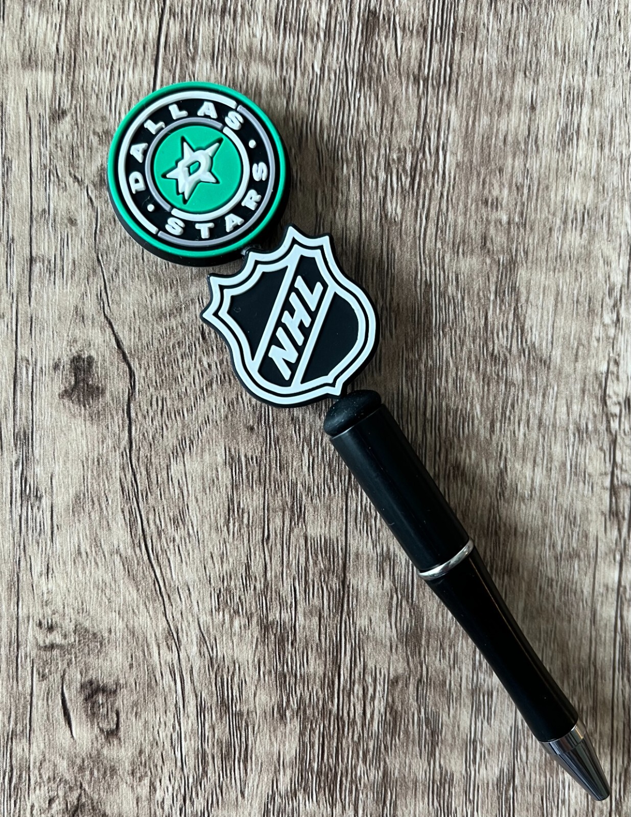 Handmade beaded pens. Hockey. Collect, gifts, gift basket filler, party