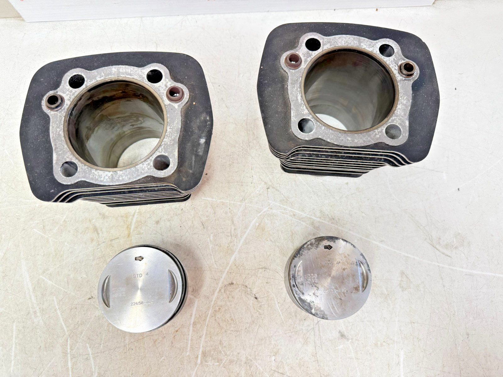 2003 Harley Davidson Sportster Engine Motor Cylinders Jugs & Piston Top End