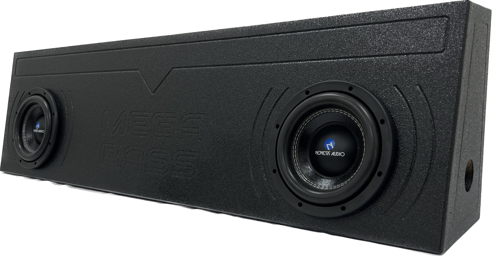 Universal Single Cab Truck Subwoofer Enclosure Box Dual 12 Ported Ford Chevy GMC