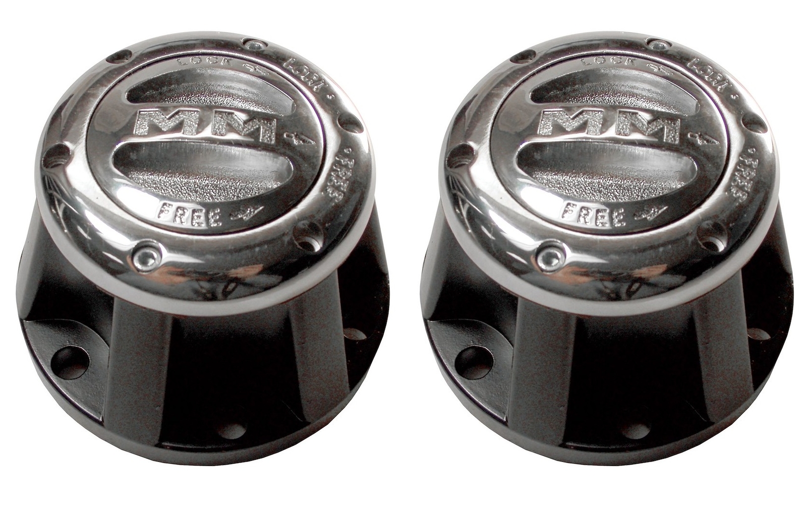 Mile Marker 6-Bolt 27-Spline Locking Hubs Pair for Jeep CJ Scout II Wagoneer 457
