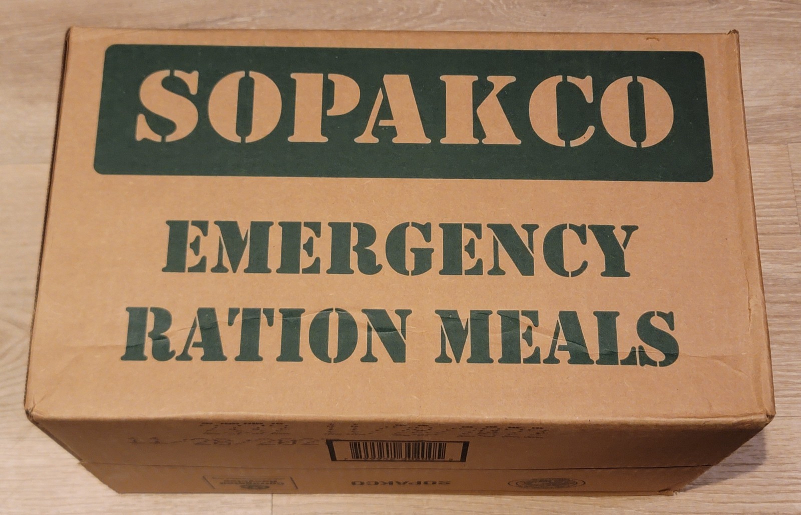 SOPAKCO MRE LOW SODIUM EMERGENCY INDIVIDUAL RATION HIKING CAMPING 16 MEALS-11/27